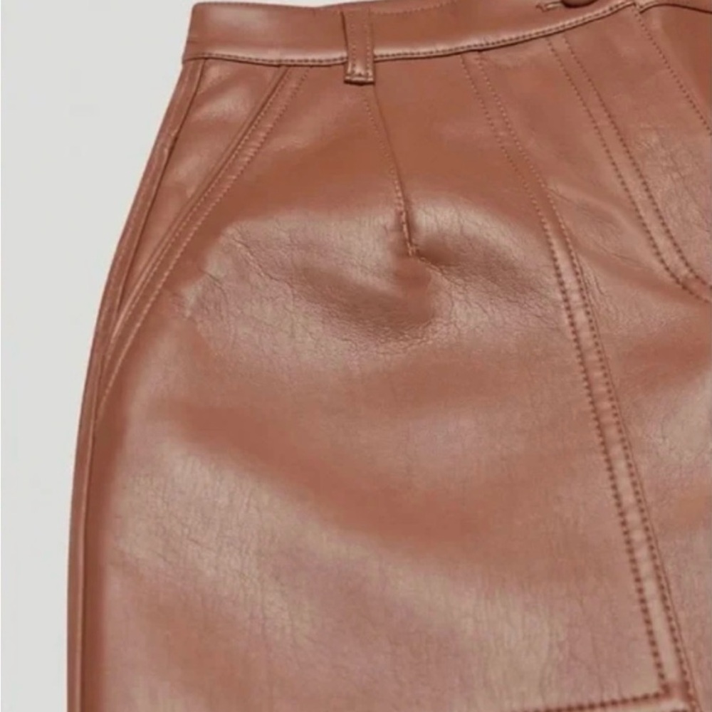 aritzia • wilfred nadia vegan leather pants - Picture 3 of 3